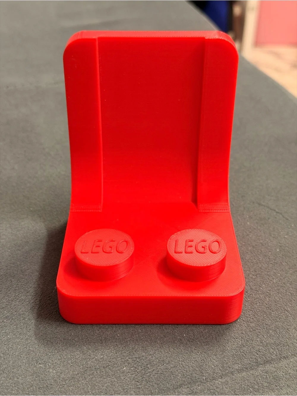 Lego Bright Red Brick-Style Phone Stand Holder